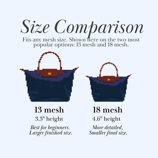 Le Pliage Tote Needlepoint Pattern