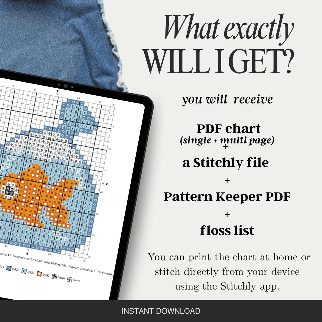 Mini Goldfish Needlepoint Chart