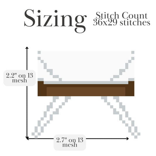 Snoo Smart Bassinet Needlepoint Pattern