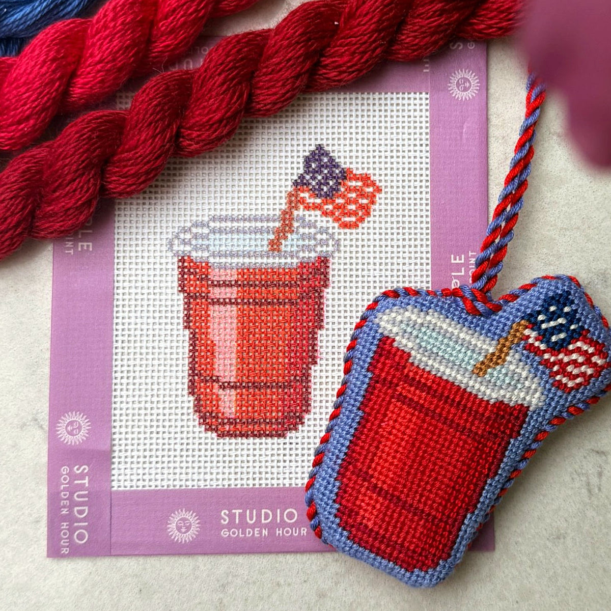 Solo Cup US Flag Canvas SAMPLE