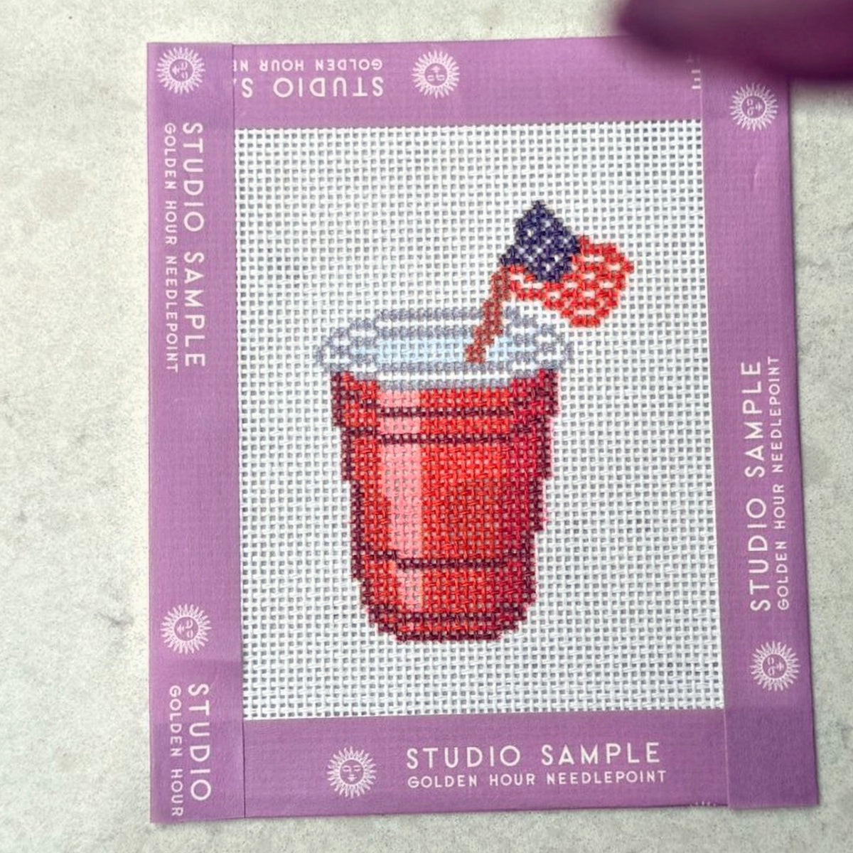 Solo Cup US Flag Canvas SAMPLE