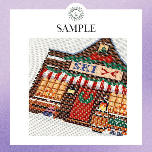 Apres Ski Cabin Canvas SAMPLE