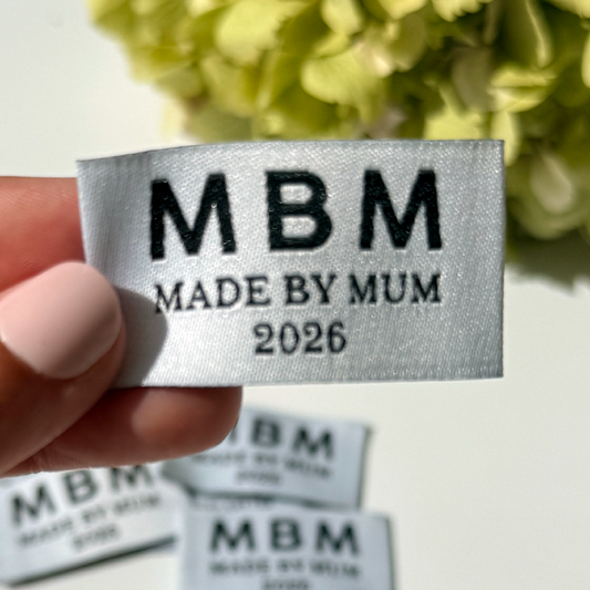 MBM Made by Mum 2026 label x 10