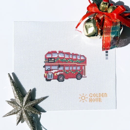 Christmas Bus Canvas