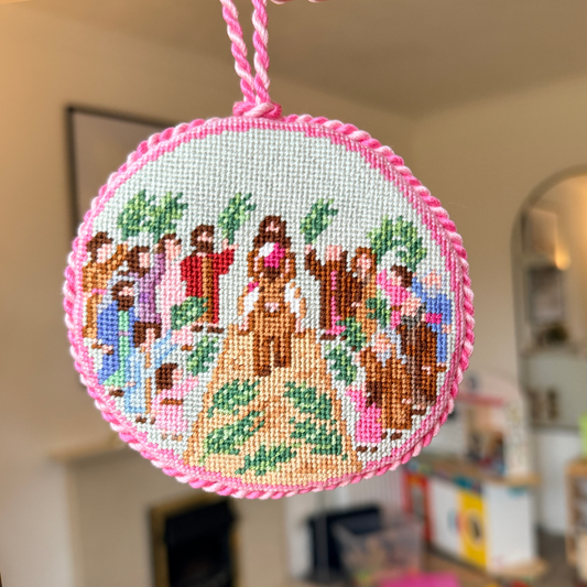 Palm Sunday Needlepoint Canvas