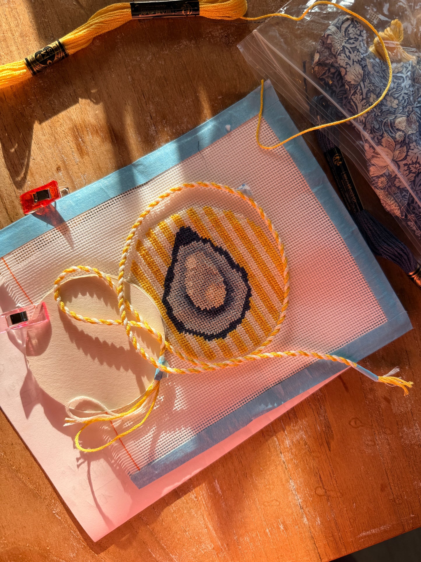 Oyster Needlepoint Pattern