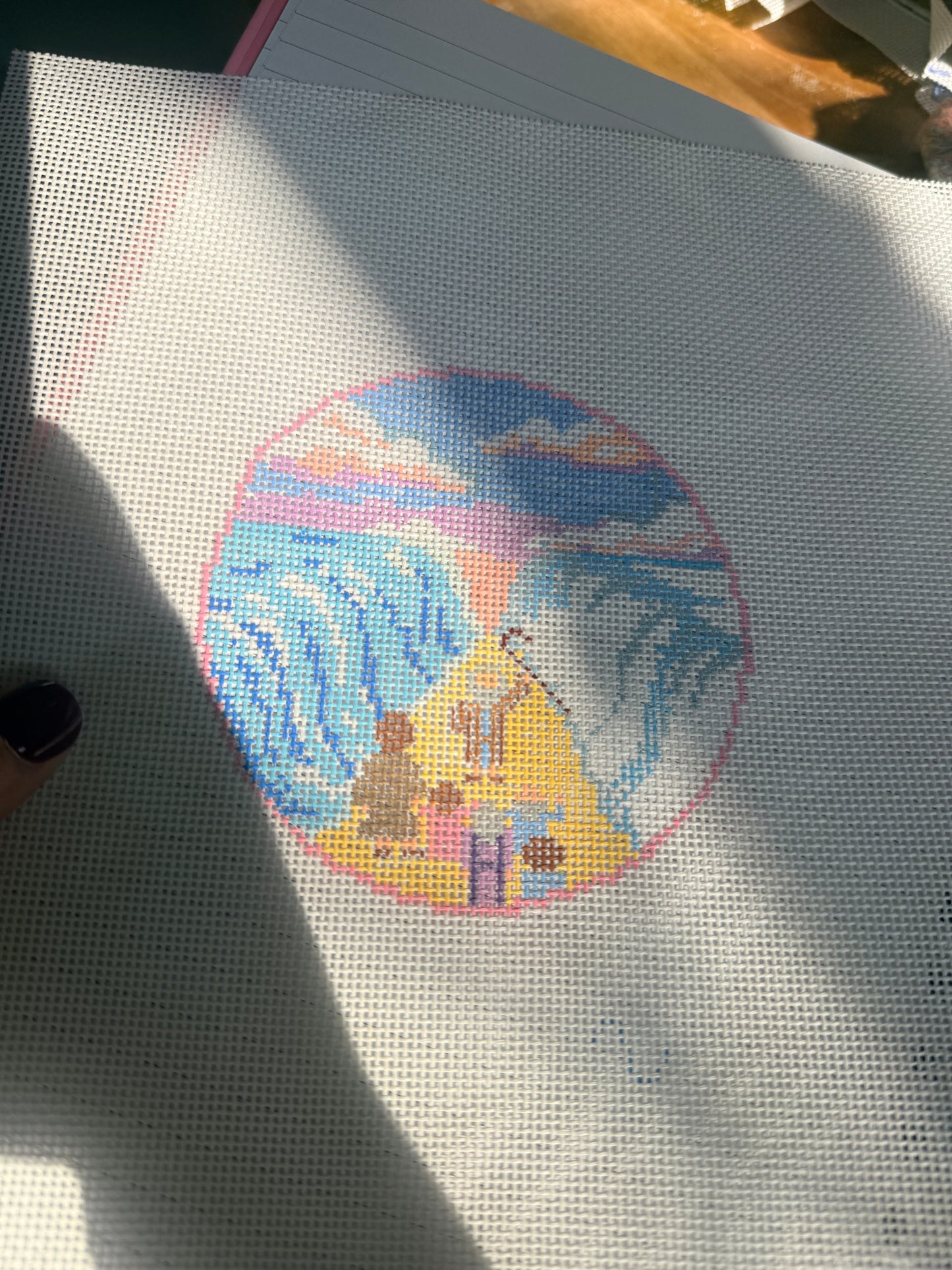 Parting the Seas Needlepoint Chart