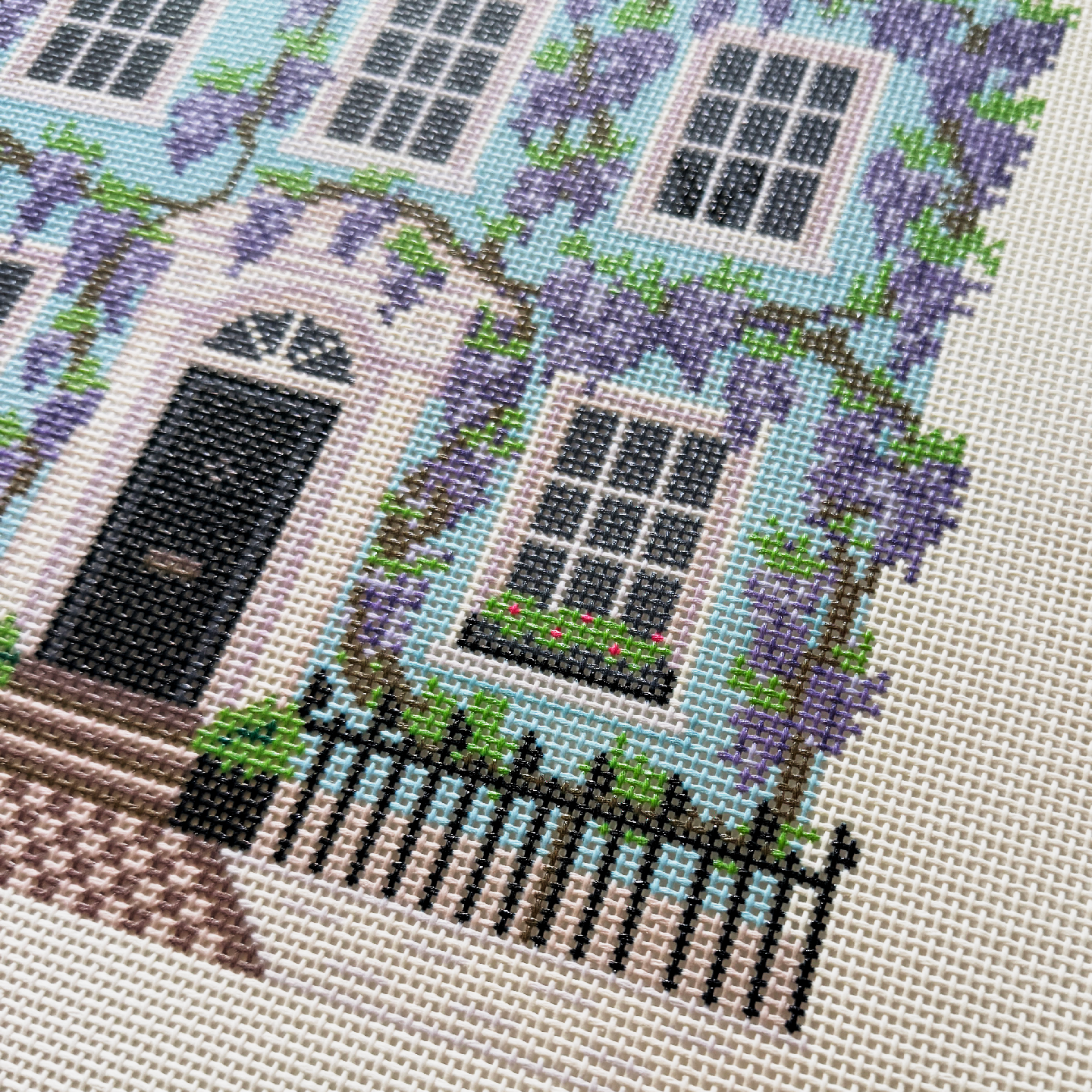 Wisteria House Canvas