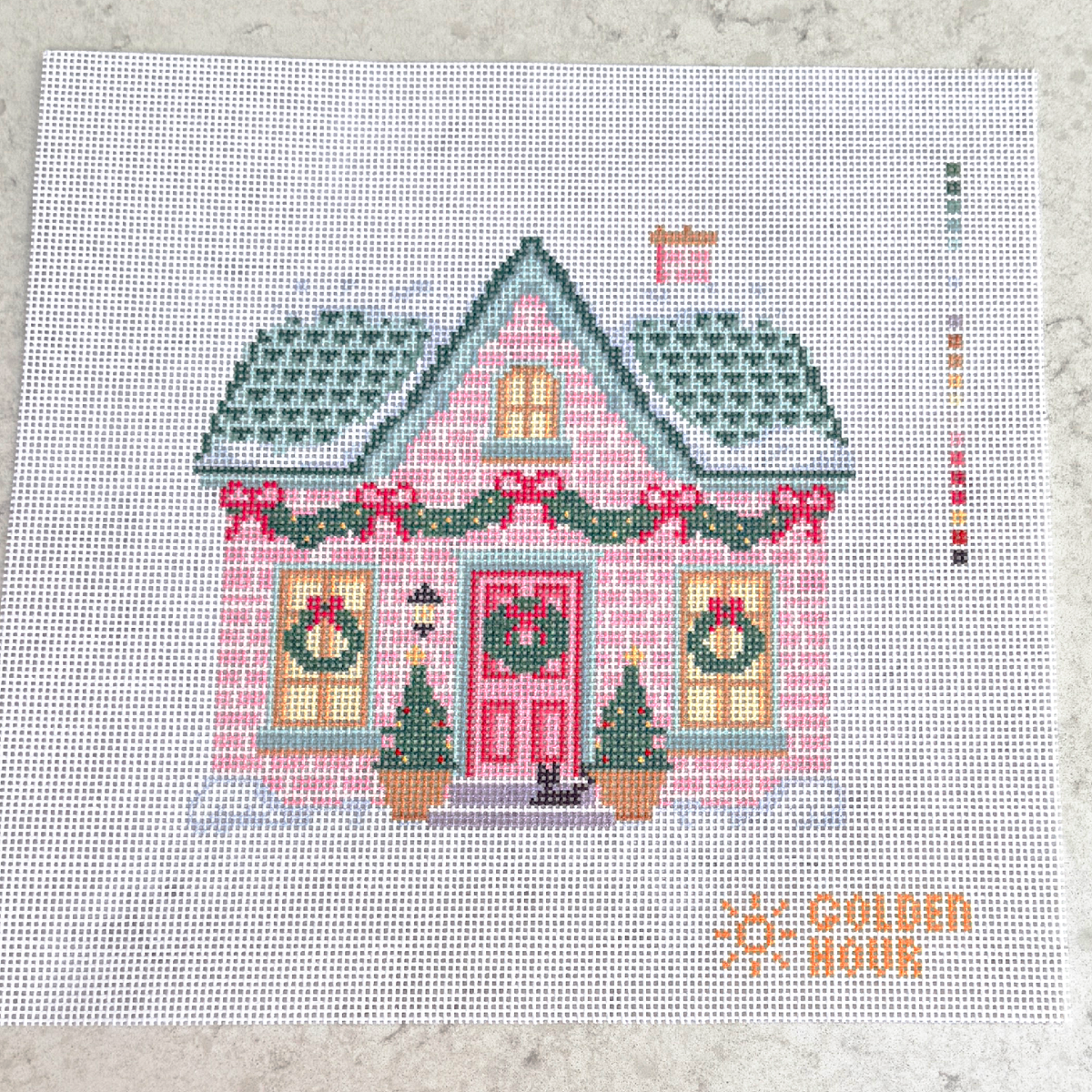 Garland Cottage Canvas SAMPLE