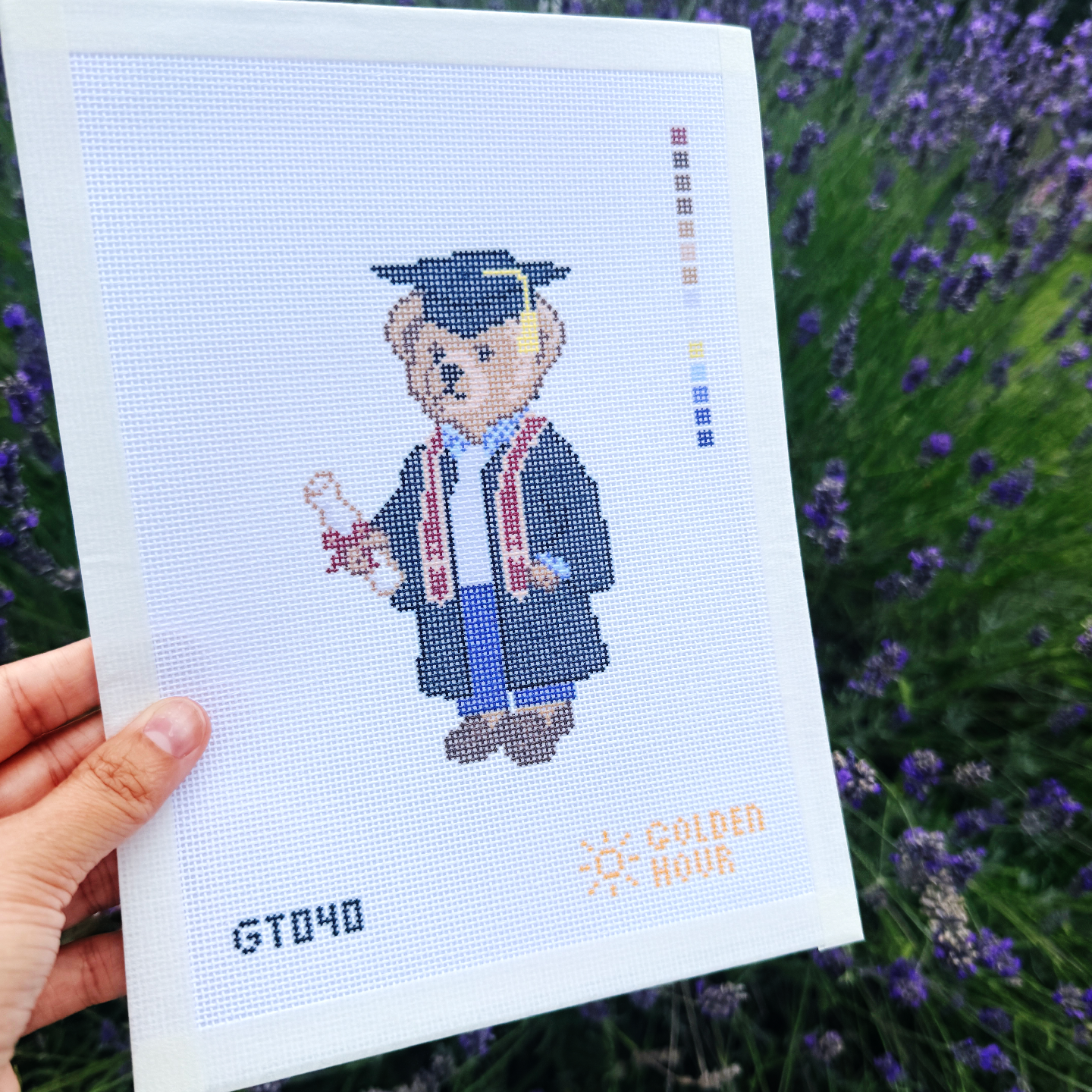 Graduate Bear Canvas