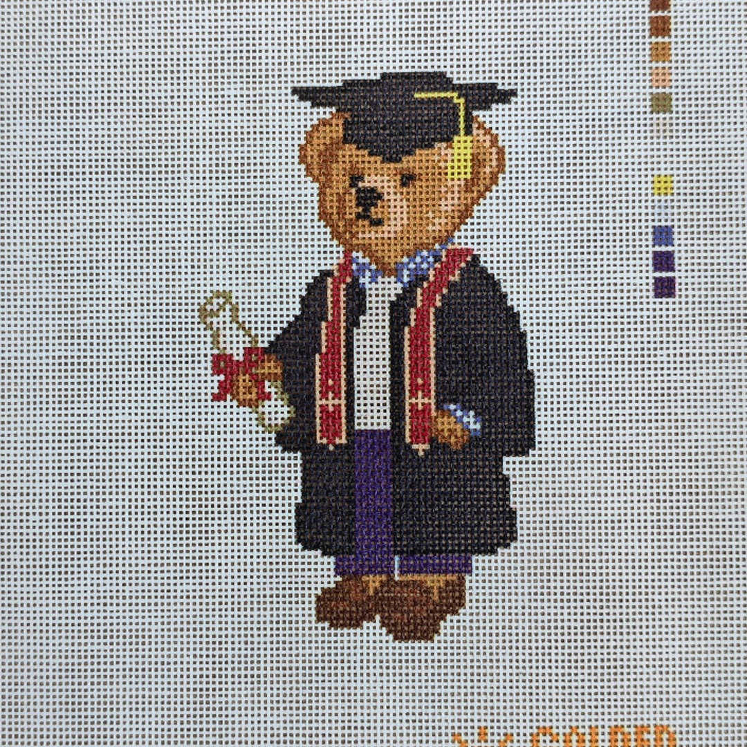 Graduate Bear Canvas SAMPLE