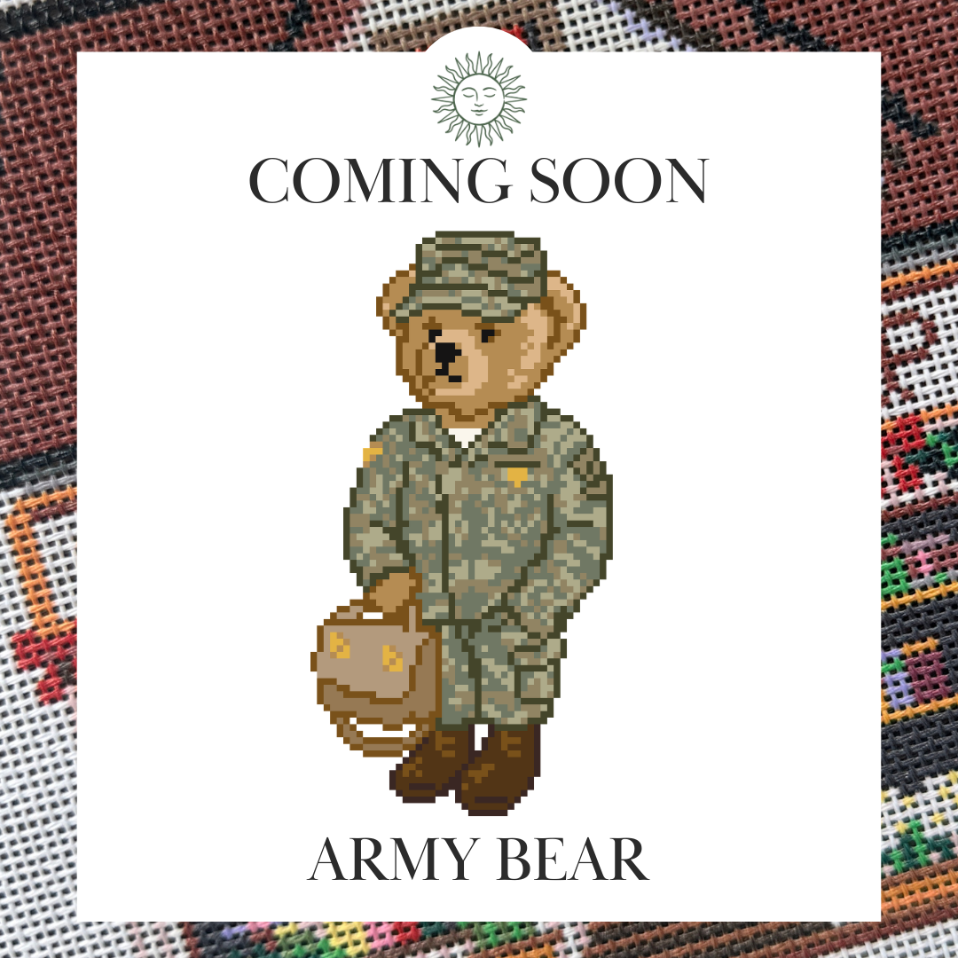 Army Bear Canvas