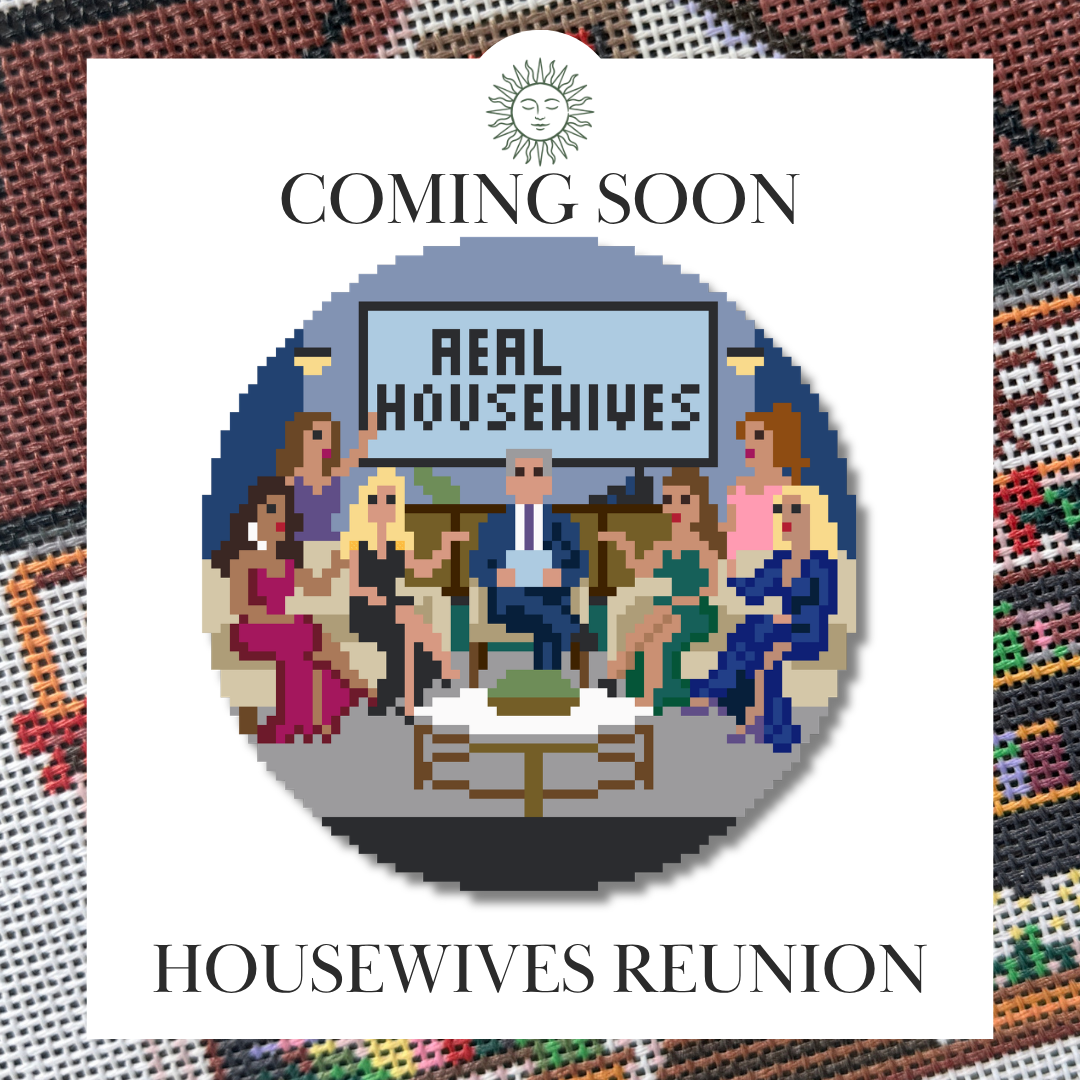 Real Housewives Reunion Medallion Canvas