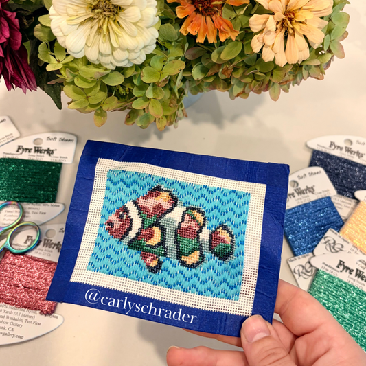 Clownfish Needlepoint Chart
