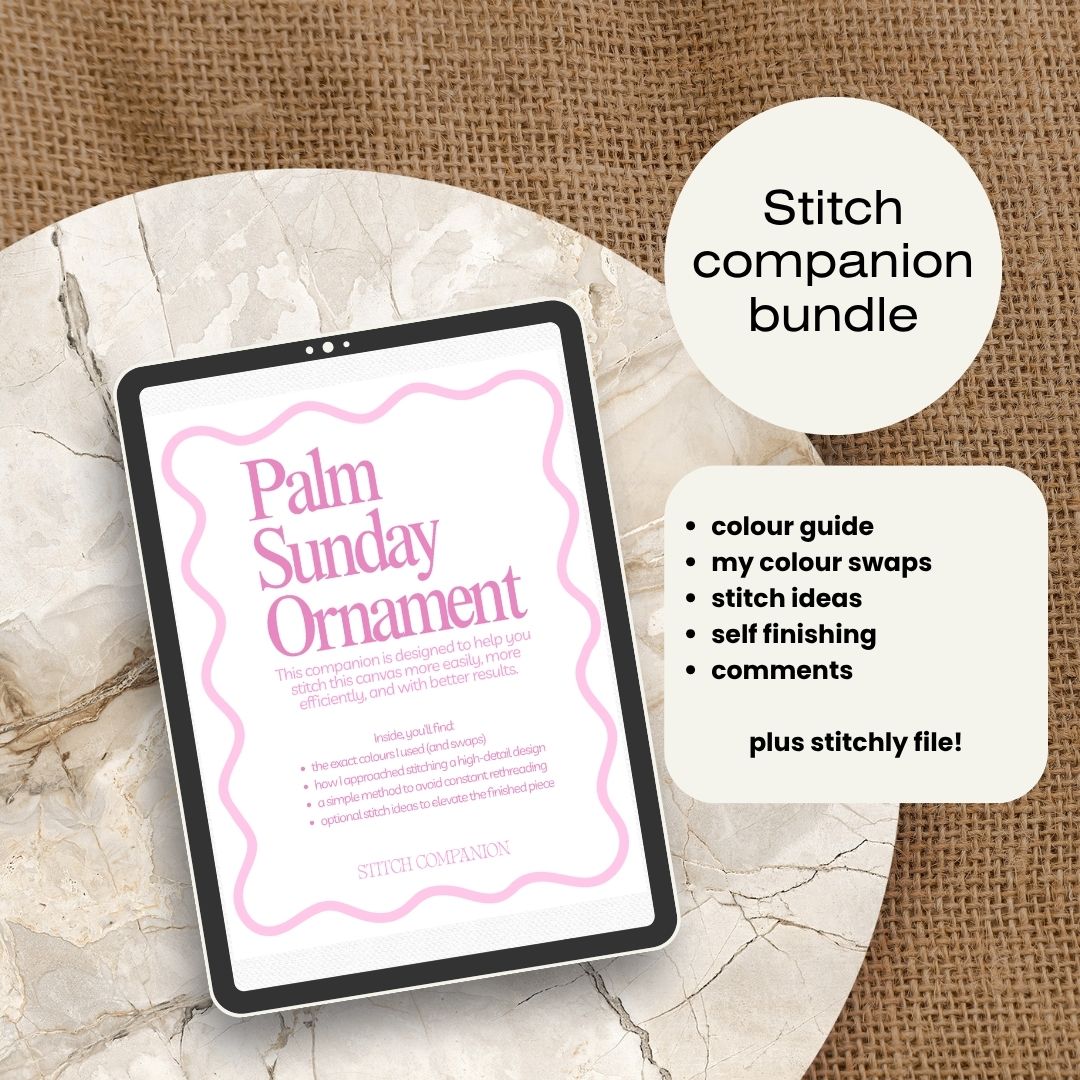 Palm Sunday Stitch Chart Companion (DIGITAL)