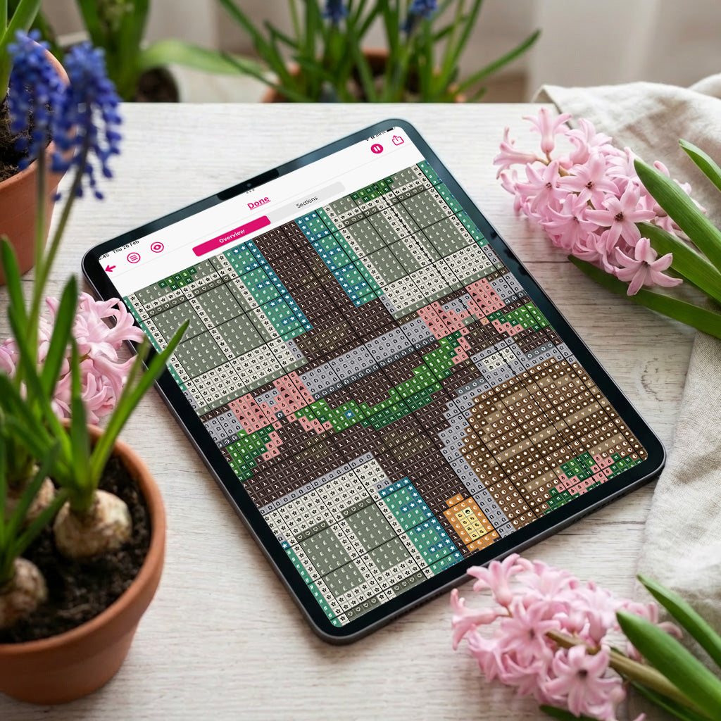 Townhouse Needlepoint Village Pattern