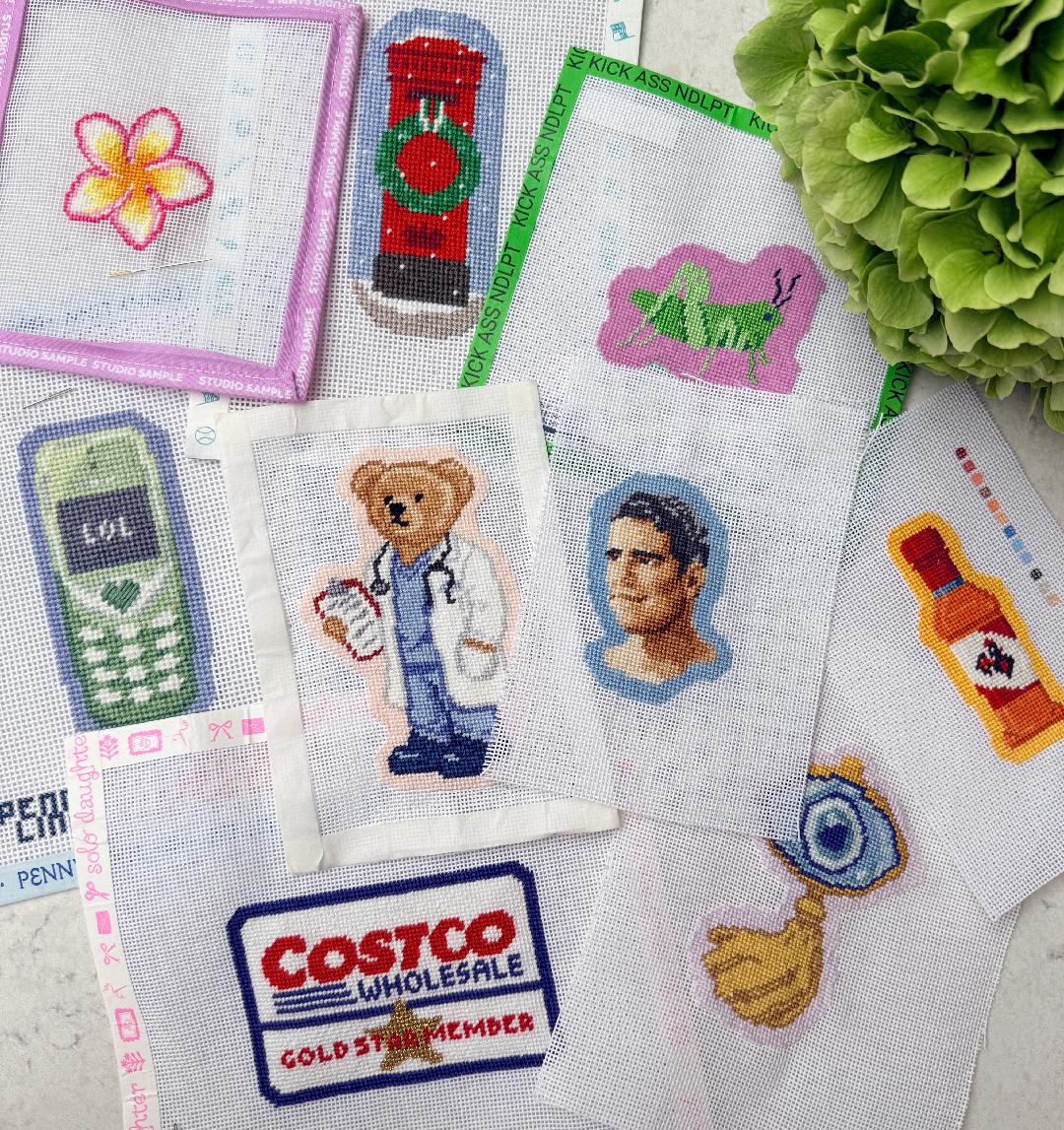 Modern Needlepoint Kits for Adults: 10 Contemporary Designs