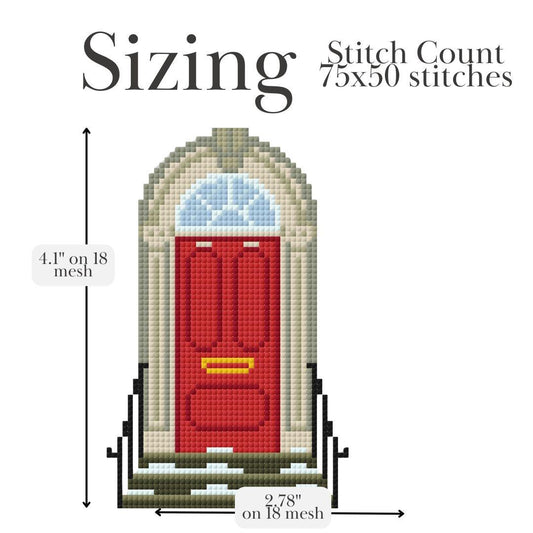 Front Door Needlepoint Chart