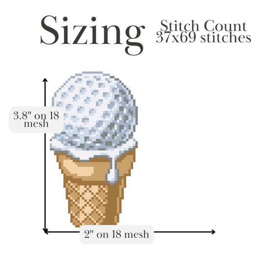 Ice Cream Golf Ball