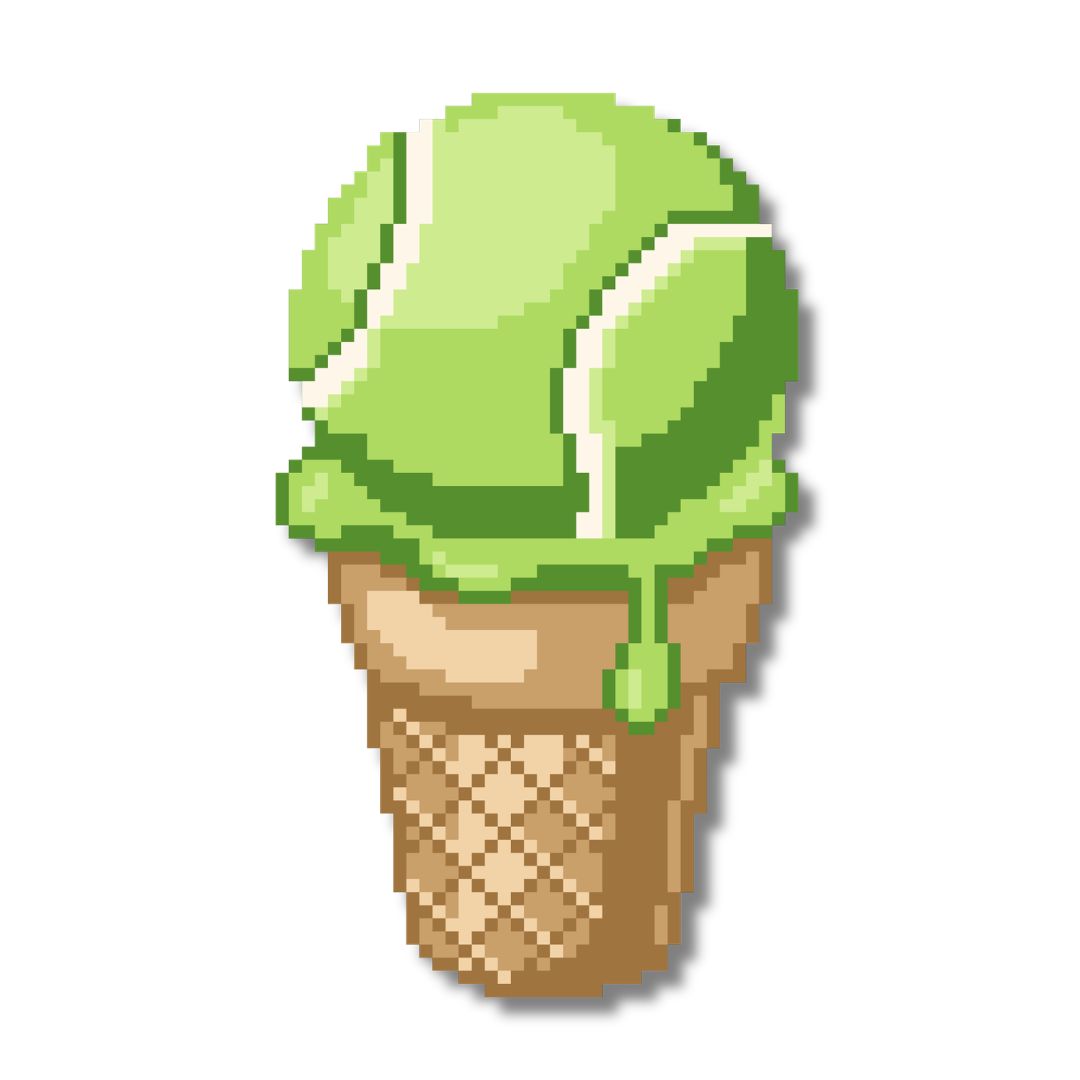 Ice Cream Tennis Ball