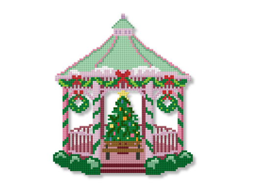 Christmas Gazebo Needlepoint Chart