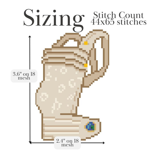 Baby Carrier Needlepoint Pattern