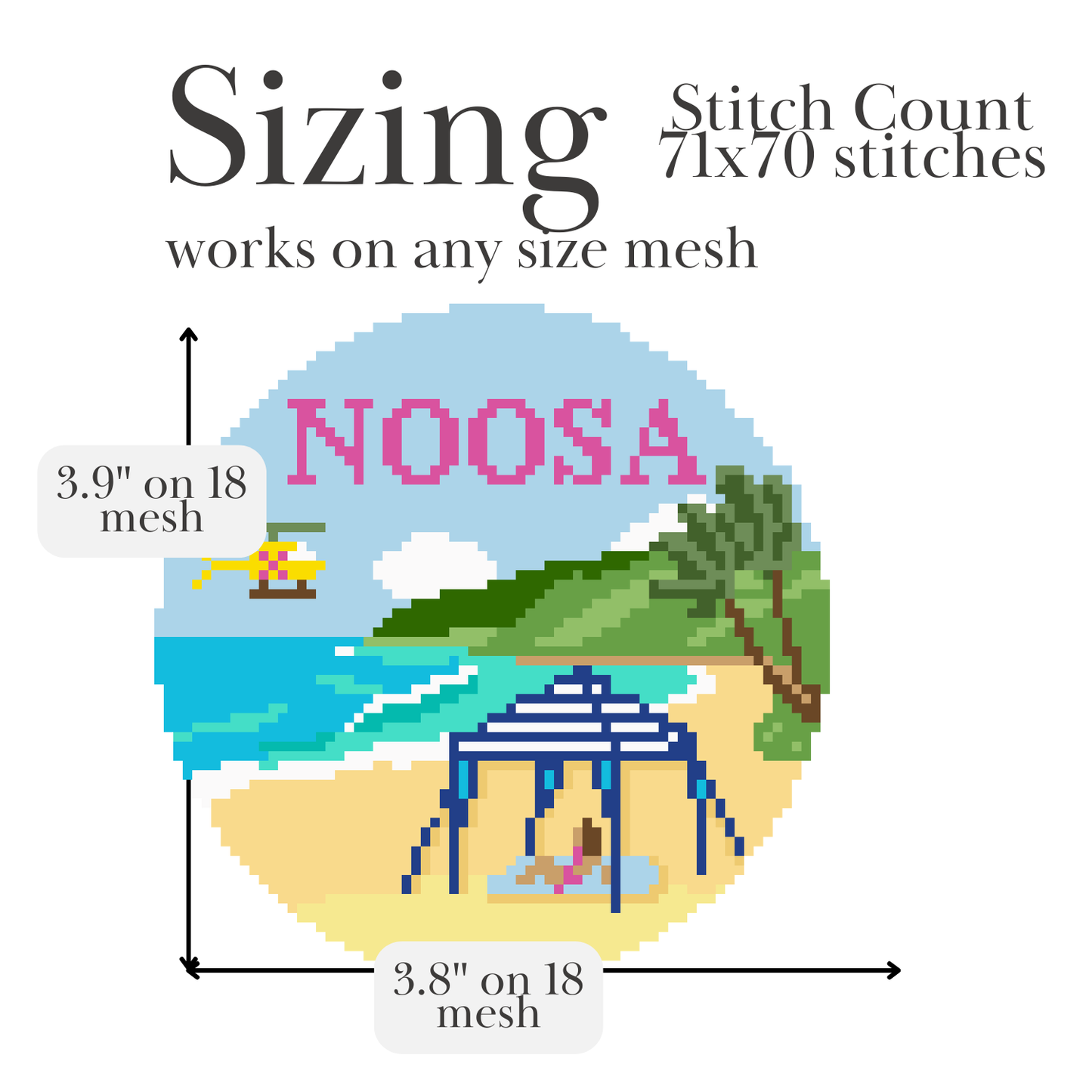 Noosa Needlepoint Chart