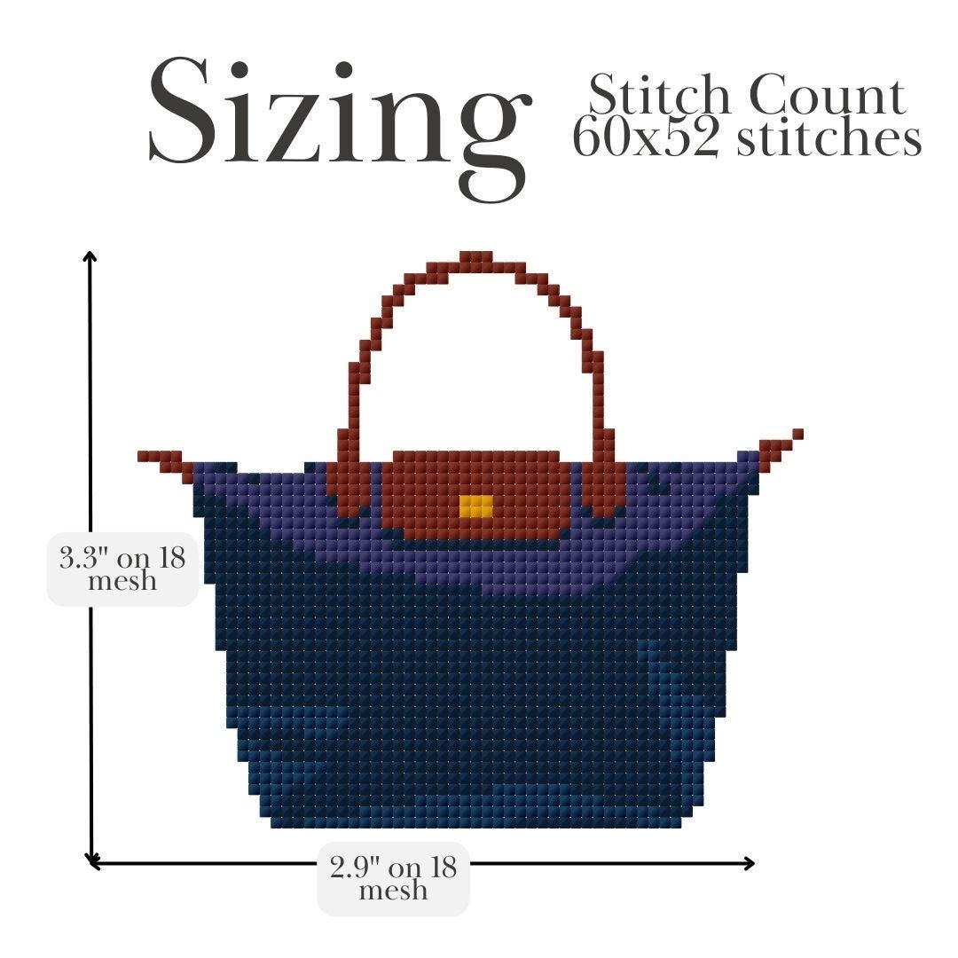 Le Pliage Tote Needlepoint Pattern