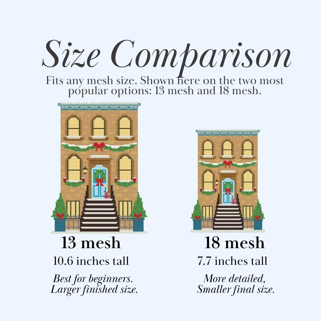 Brownstone – Needlepoint Village Townhouse Pattern