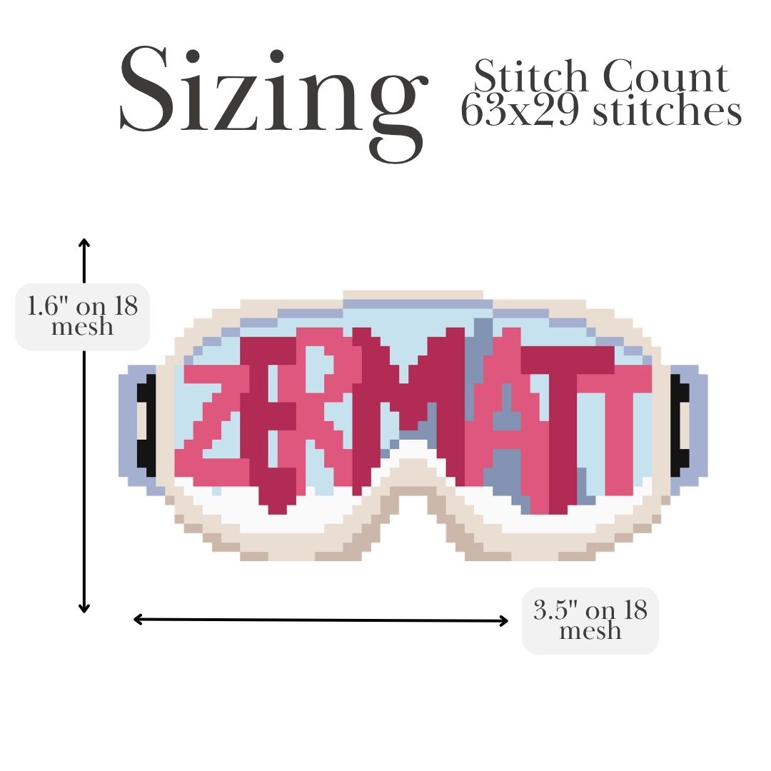 Zermatt Ski Goggles Chart