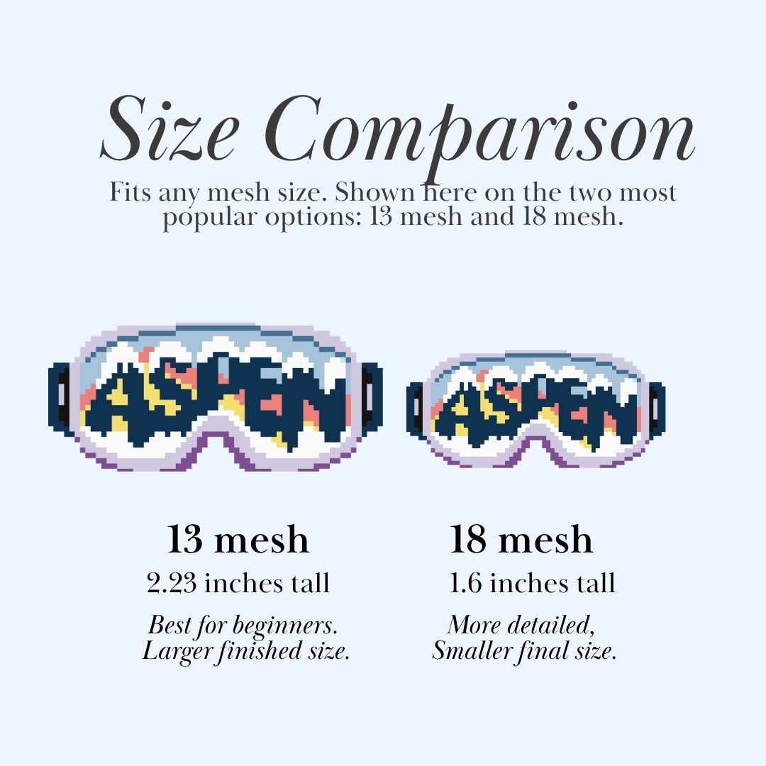 Aspen Sunset Ski Goggles Chart