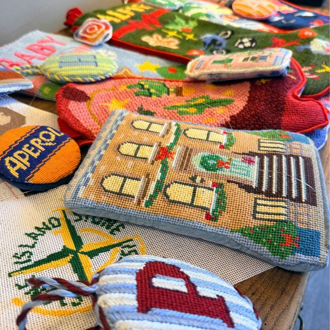 Brownstone – Needlepoint Village Townhouse Pattern