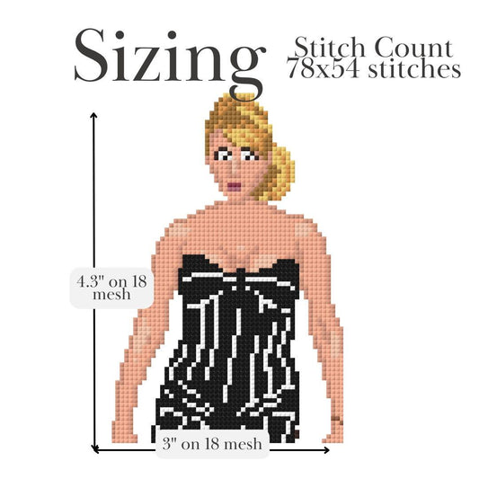 Ramona Catwalk Needlepoint Chart