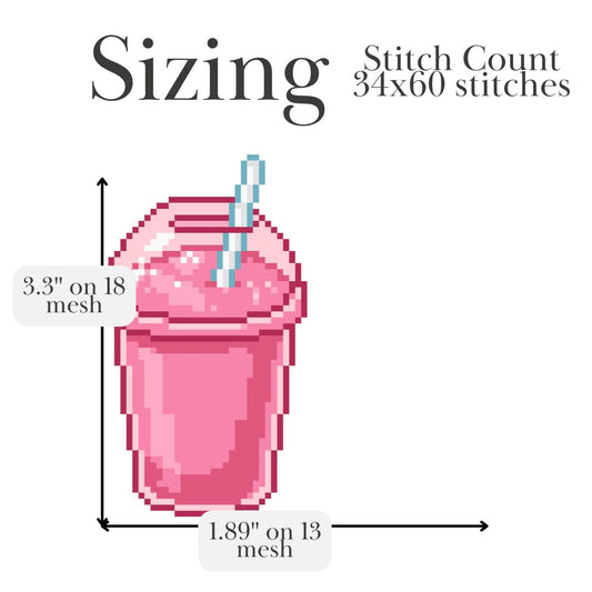 Slushie Needlepoint Pattern