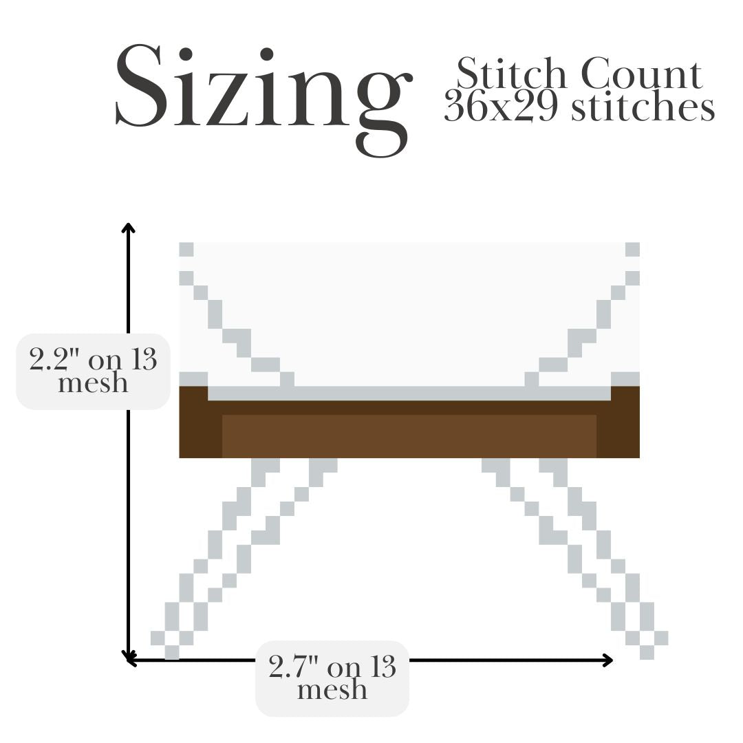 Snoo Smart Bassinet Needlepoint Pattern