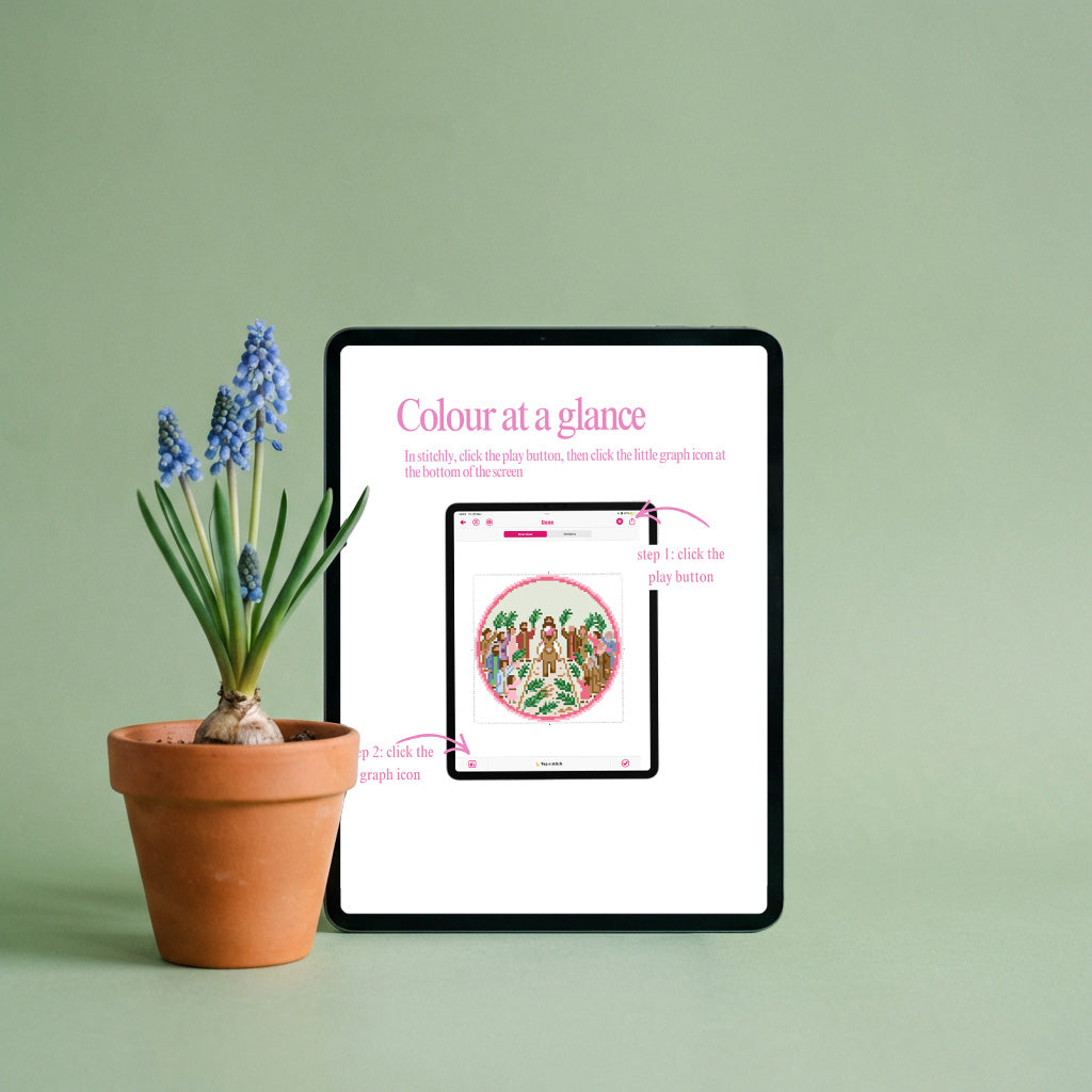 Palm Sunday Stitch Chart Companion (DIGITAL)