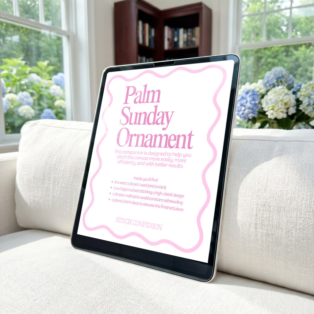Palm Sunday Stitch Chart Companion (DIGITAL)