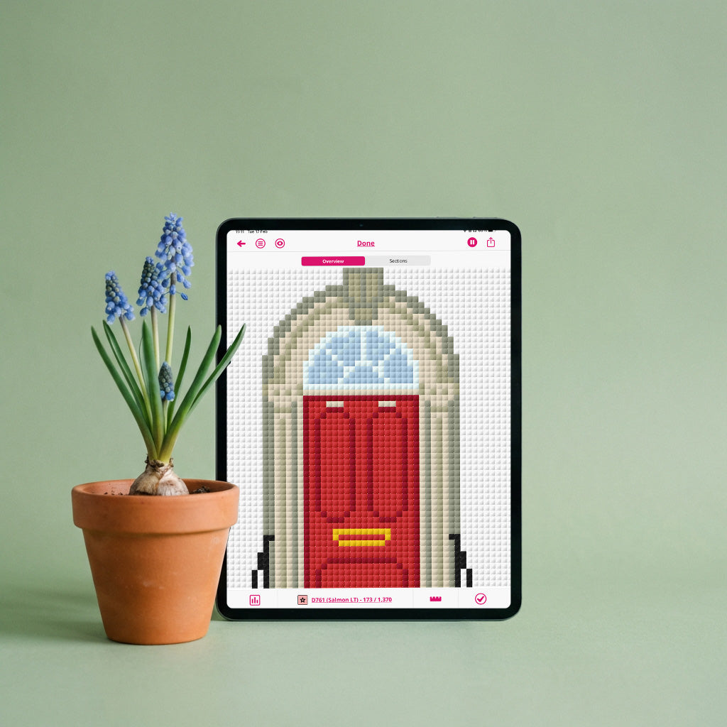 Front Door Needlepoint Chart