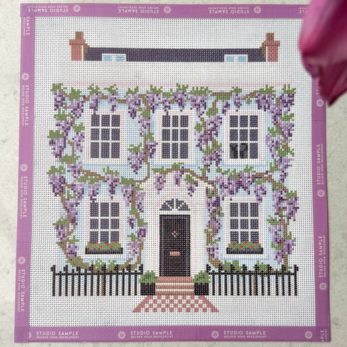 Wisteria House Canvas SAMPLE