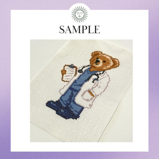 Doctor Bear Canvas SAMPLE