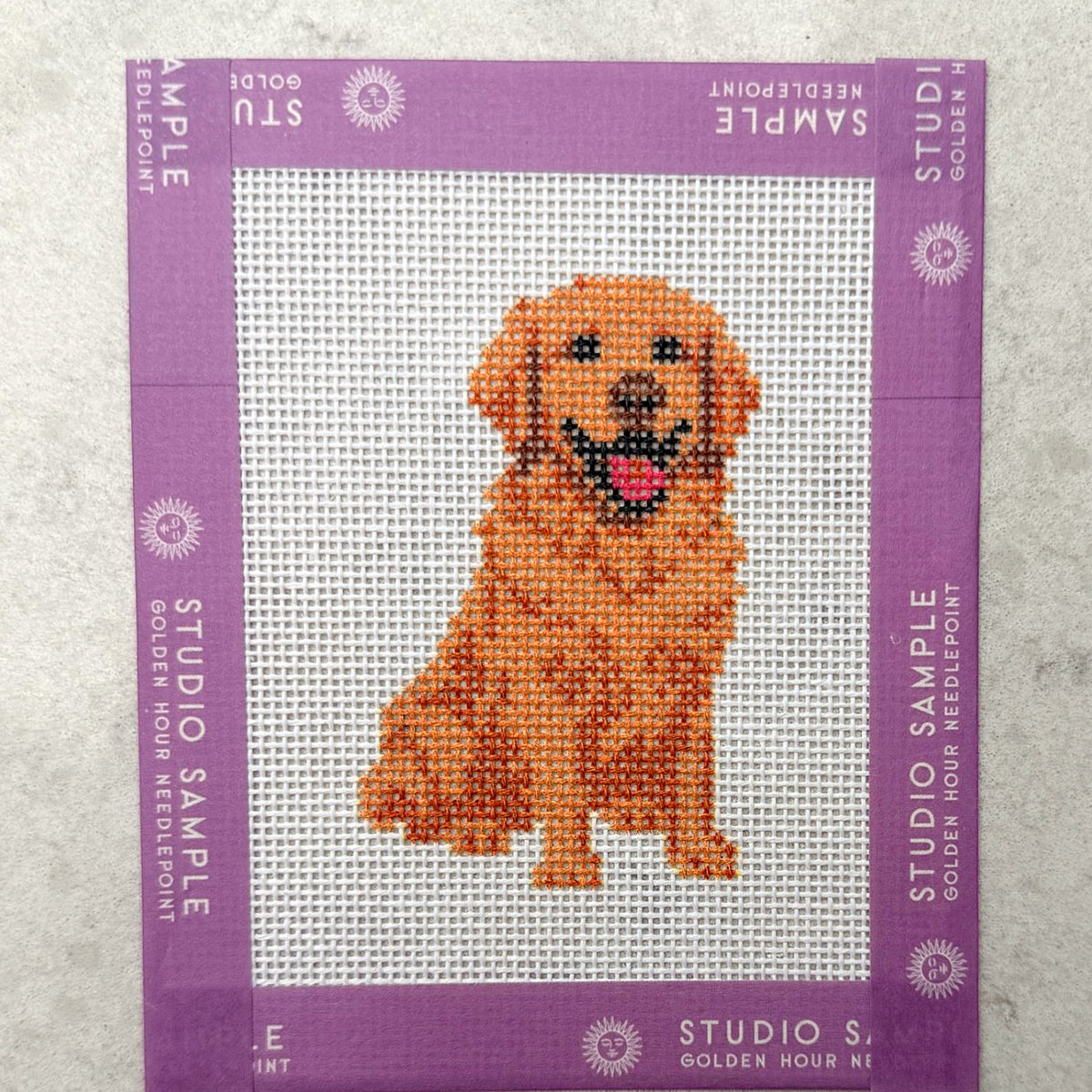 Golden Retriever Canvas SAMPLE