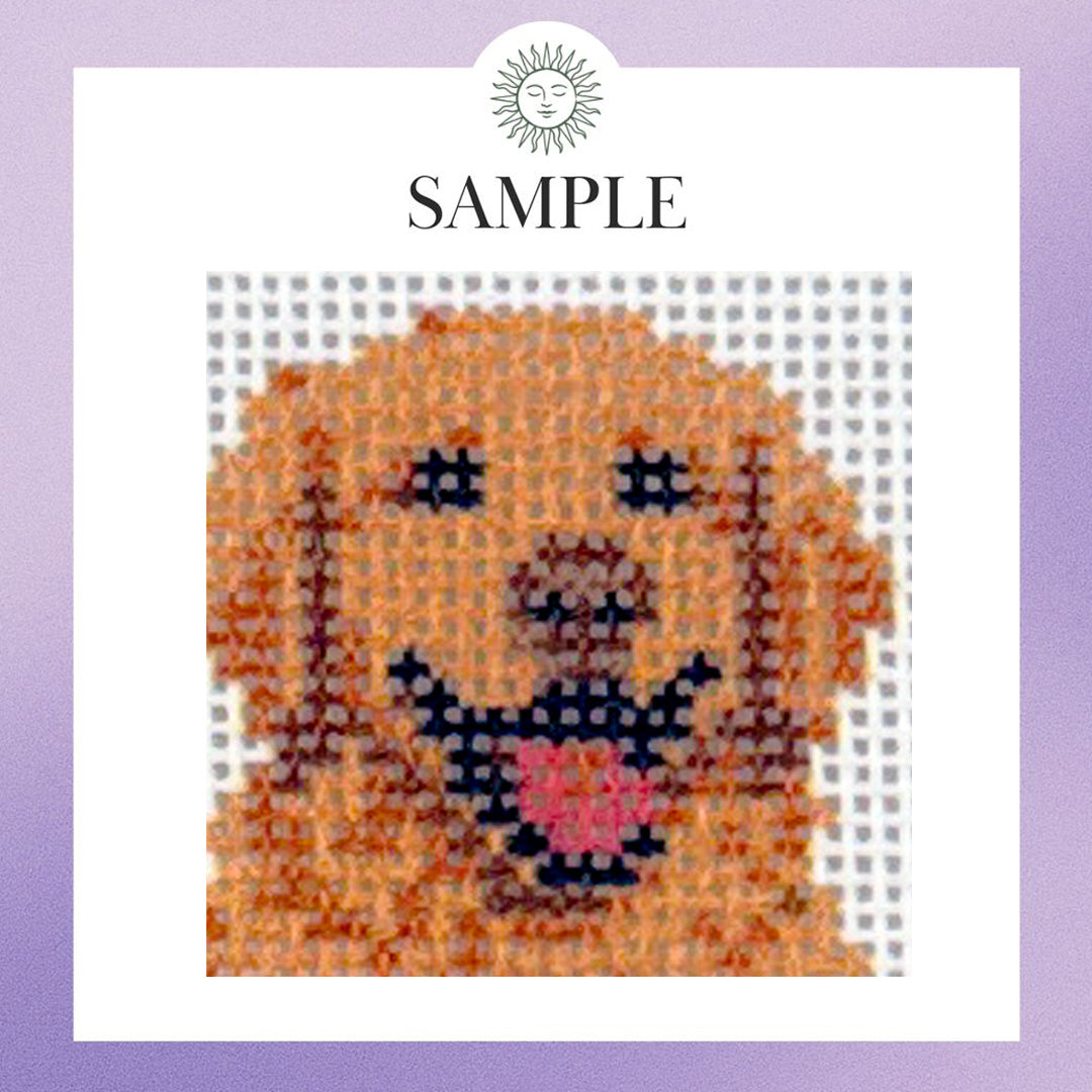 Golden Retriever Canvas SAMPLE