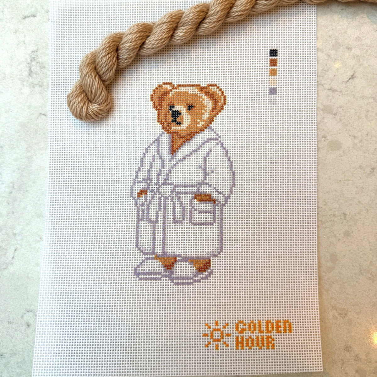 Relaxation Bear Canvas SAMPLE