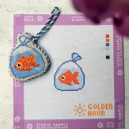 Goldfish in a Bag Canvas SAMPLE
