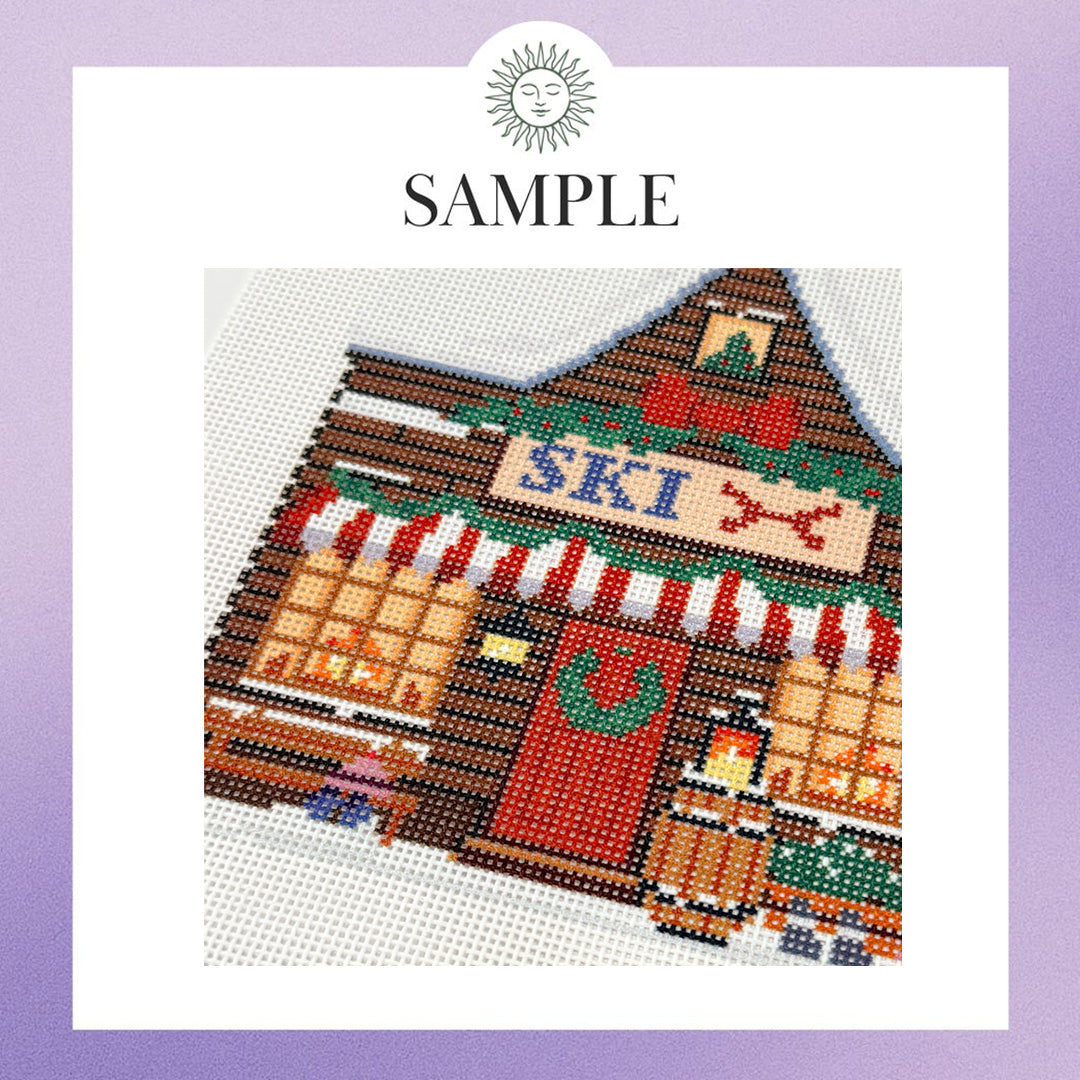 Apres Ski Cabin Canvas SAMPLE