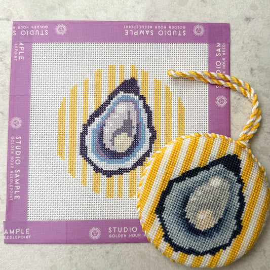 Yellow Oyster Round Canvas SAMPLE