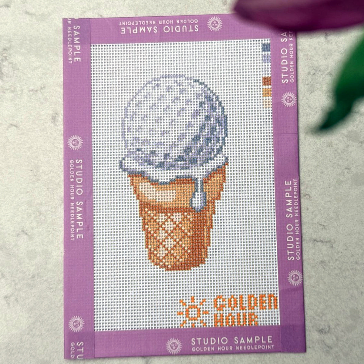 Ice Cream Golf Ball Canvas SAMPLE