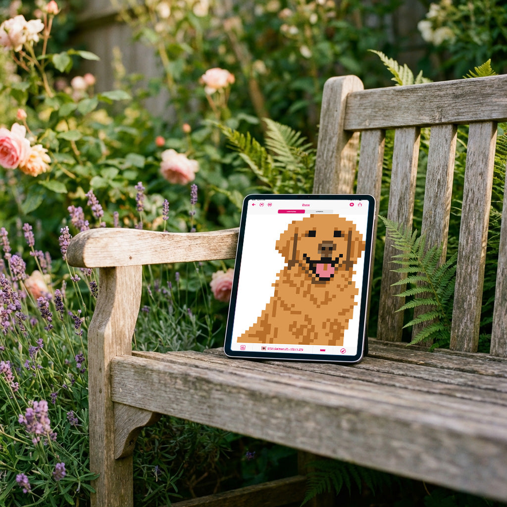 Golden Retriever Needlepoint Pattern