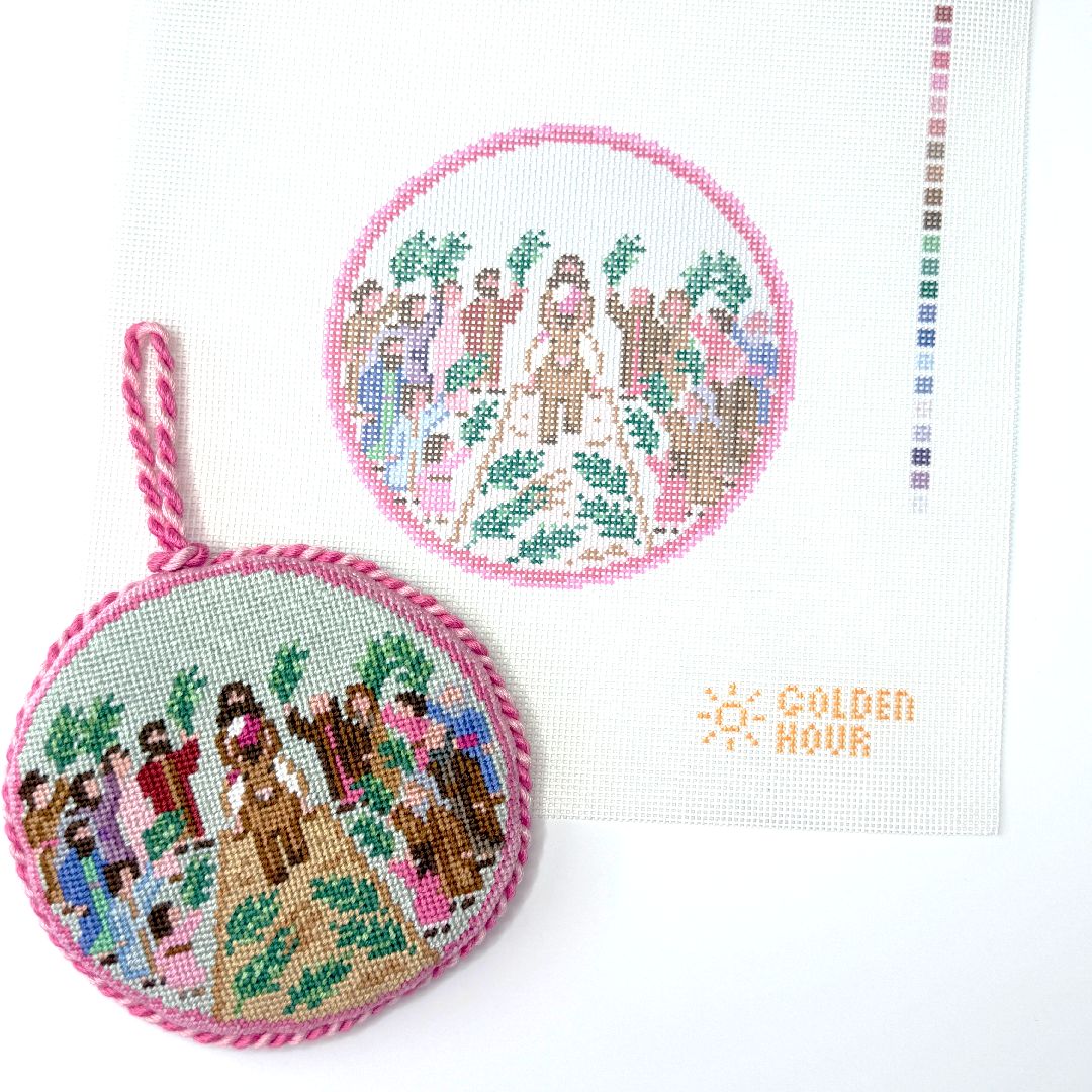 Palm Sunday Needlepoint Canvas