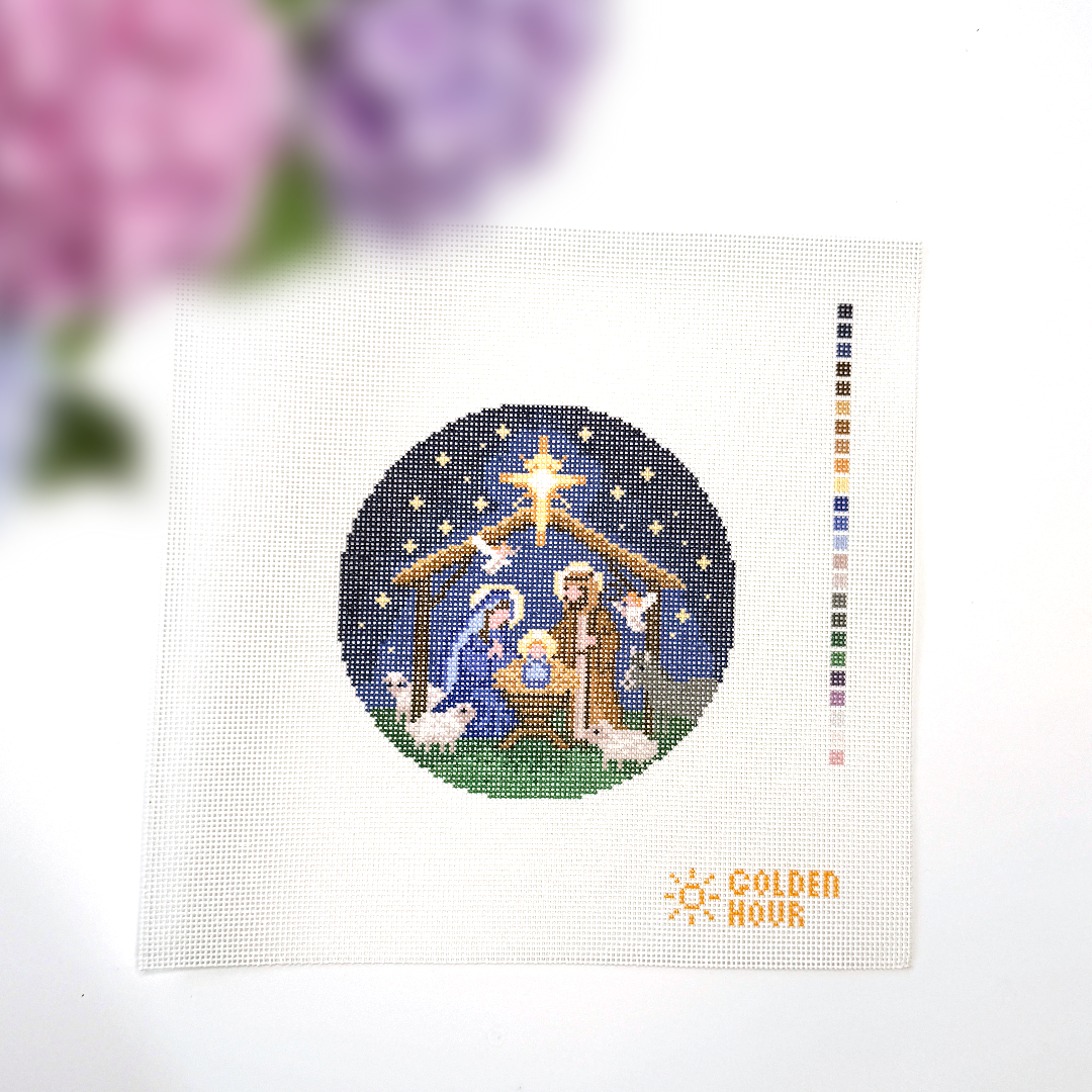 Nativity Needlepoint Canvas